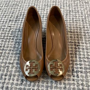 Tory Burch wedged heels size 8.5